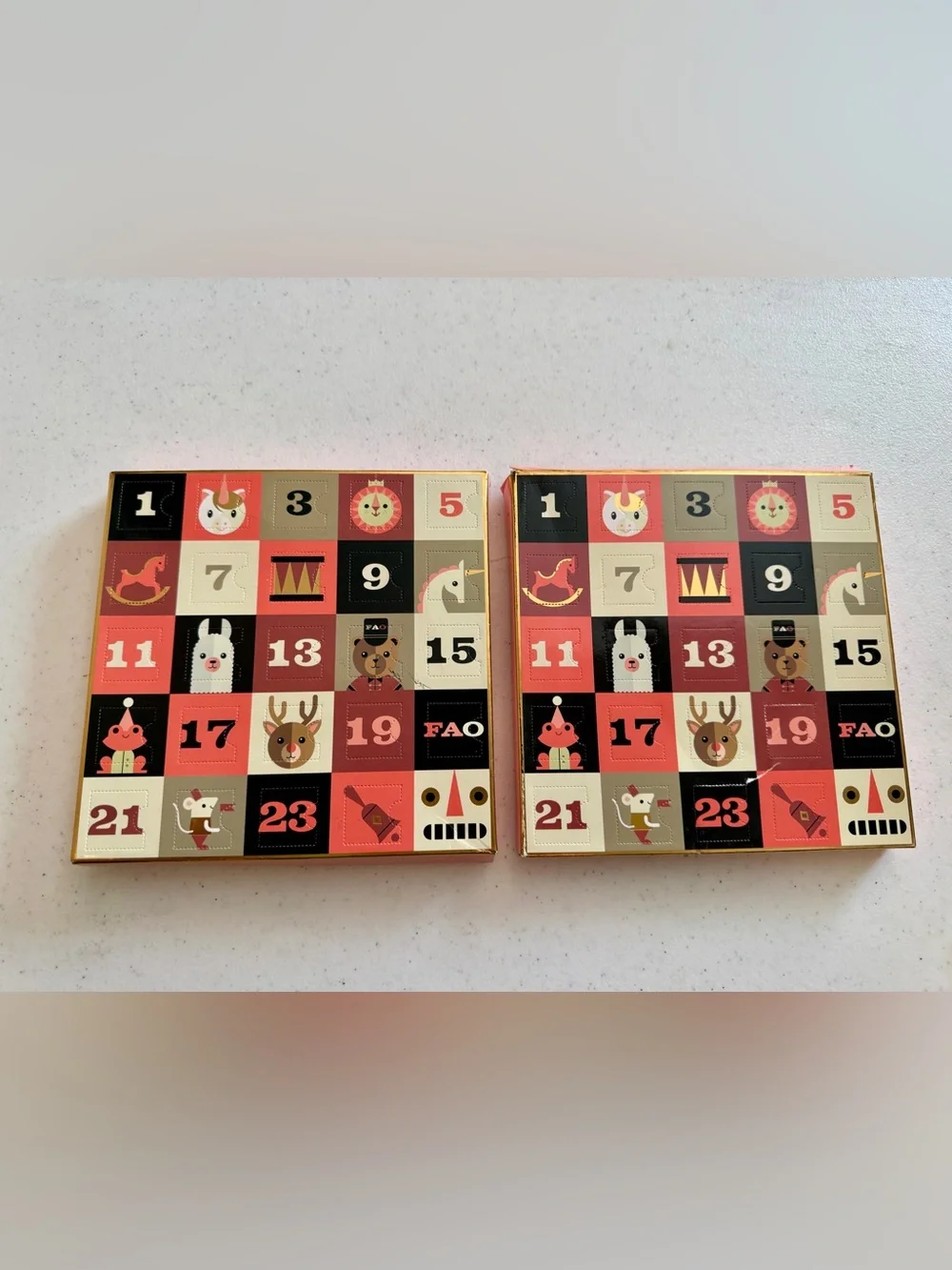 FAO Schwarz 24 pr Earrings Advent Calendar Gift 2 Sets